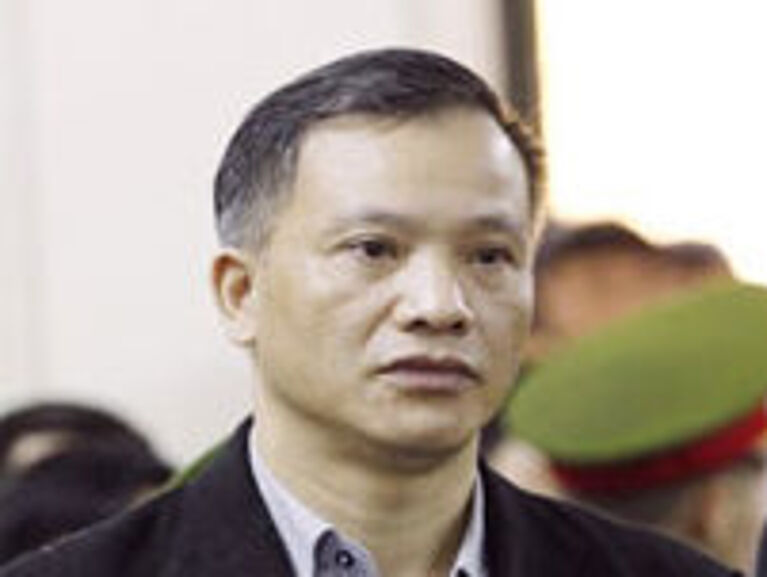 Ngyuen Van Dai vor Gericht in Vietnam. Der Menschenrechtler wurde am 8. Juni 2018 freigelassen.
