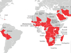 In diesen 44 Ländern leiden Menschen unter Hexenwahn (Stand: Juni 2023)