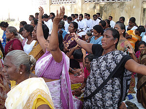 Symbolbild für das Gebet um Frieden auf Sri Lanka.