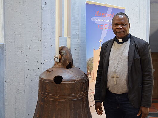 Kardinal Dieudonné Nzapalainga zu Besuch bei missio in Aachen
