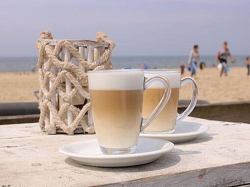 Ein Kaffee am Strand