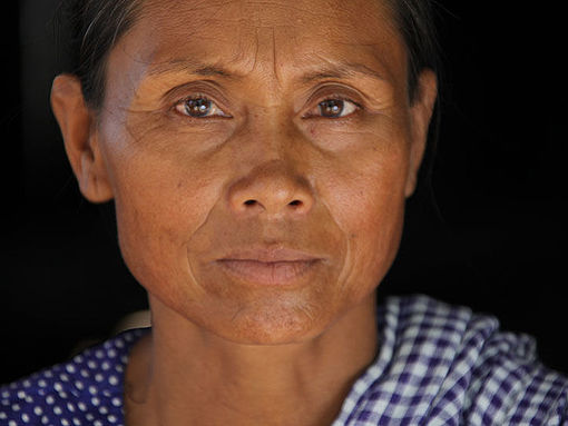 Porträt einer kambodschanischen Frau