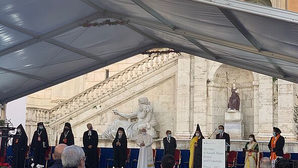 Eindrücke vom Interreligiösen Weltfriedensgebet in Rom mit Papst Franziskus