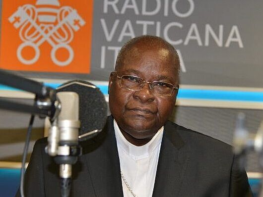 Kardinal Philippe Ouédraogo zu Besuch bei Radio Vatikan.