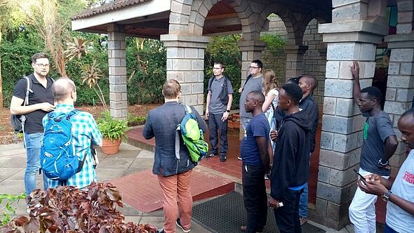 Zu Besuch bei YSCCs am Campus der Kenyatta University in Nairobi.