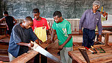 In der Schule für Soziale Dienste erhalten Katechisten eine Handwerksausbildung. 