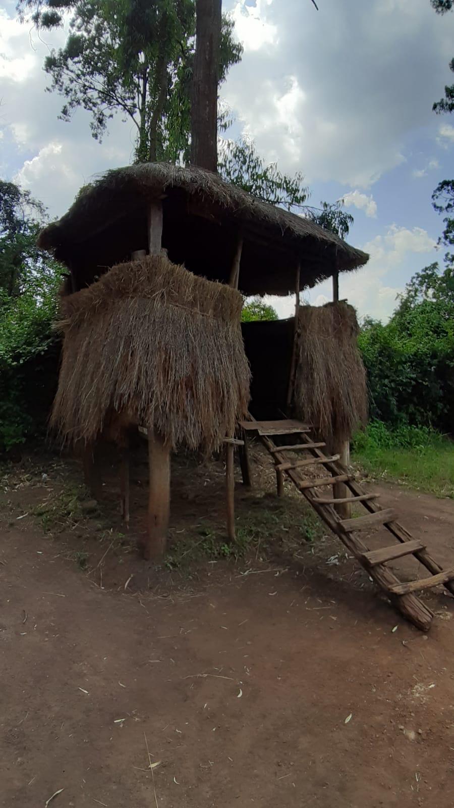 Traditionelle Hütte im Bomas of Kenya, Nairobi.